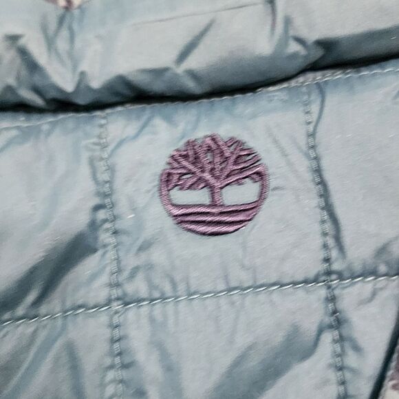 Timberland boys vest blue reversible zip up L - Picture 5 of 5